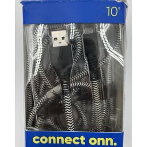 Connect Onn 10 Ft USB-A to USB-C Cable